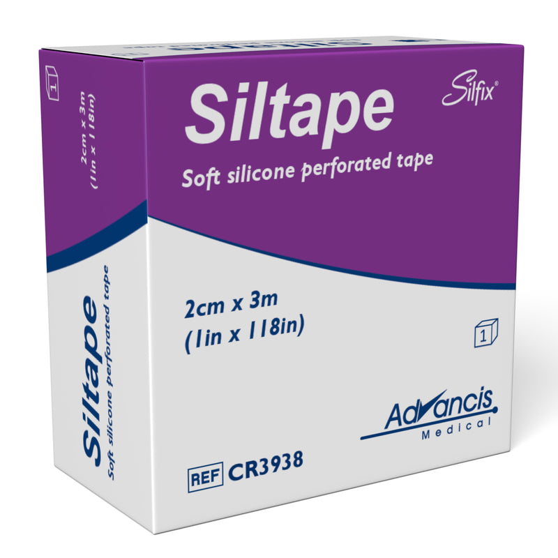 Siltape medicinsk silikontejp 2 cm x 3 m